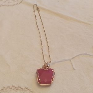 Ruby Jade "apple" Necklace